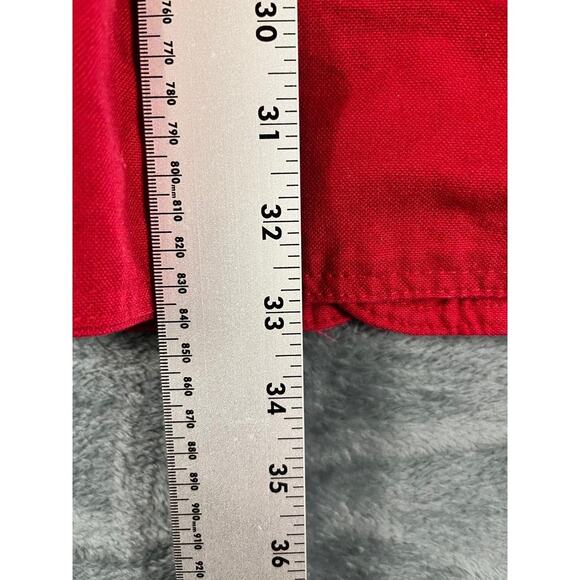 Marlboro Country Store Red Barn Coat Jacket Small Removable Plaid Liner Leather - Picture 10 of 11